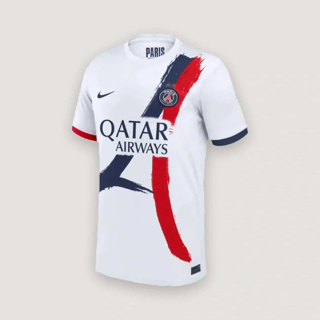 Paris Saint Germain - 2 Étoiles Back To Back Extérieur LDC - 25/26 - Blanc – face