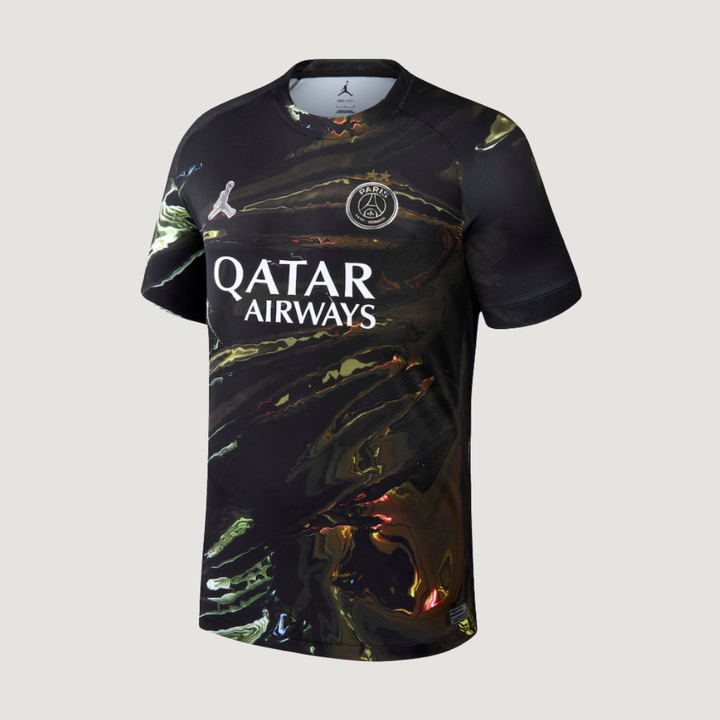 Paris Saint Germain - 2 Étoiles Back To Back Extérieur LDC - 25/26 - Noir irisé multicolore – face