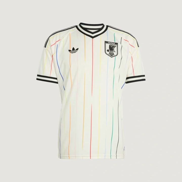 Japon – Maillot Extérieur Coupe du Monde 2026 – Blanc Cassé, Noir, Multicolore – face