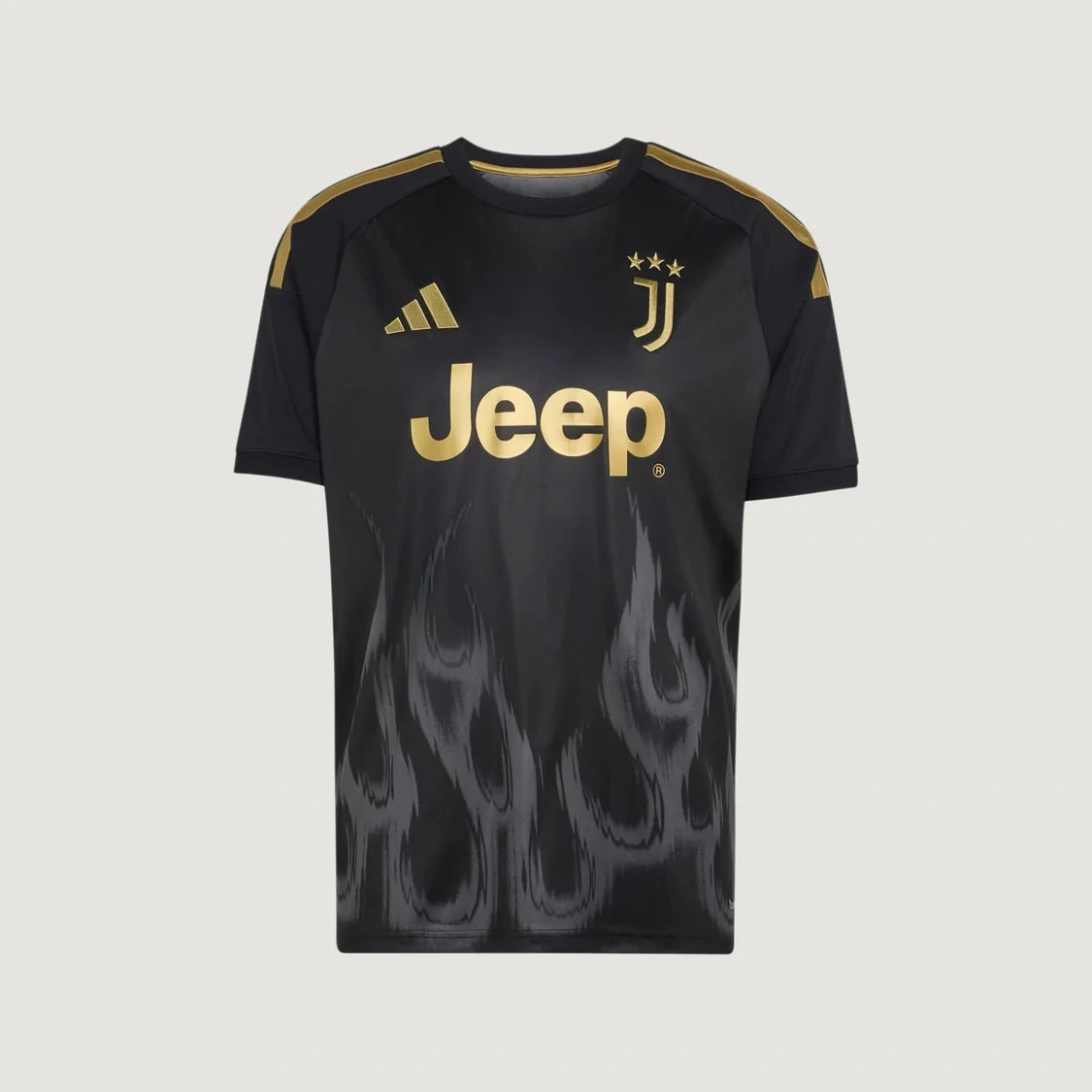 Juventus – Maillot Third 2026/27 – Noir, Or, Gris – face