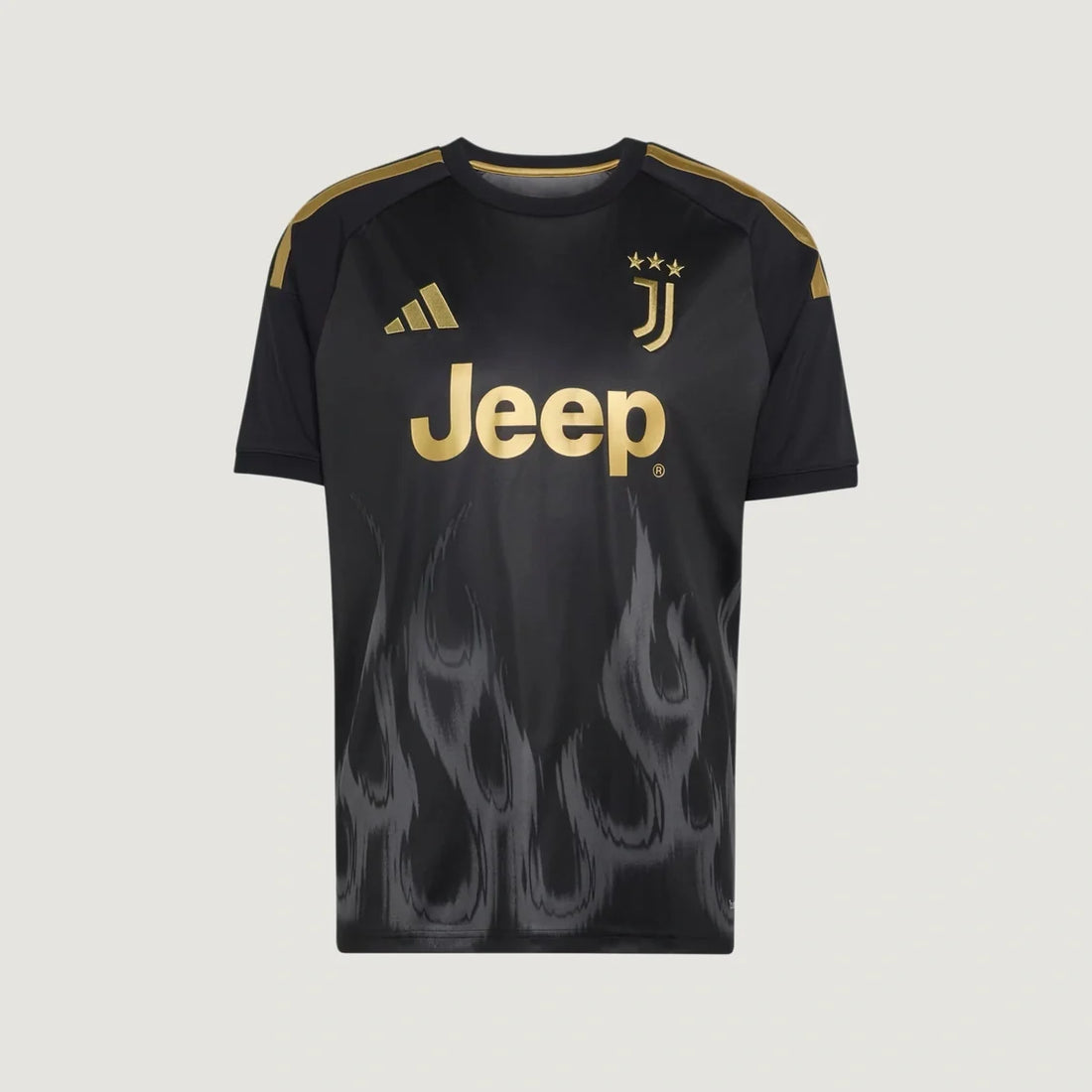 Juventus – Maillot Third 2026/27 – Noir, Or, Gris – face