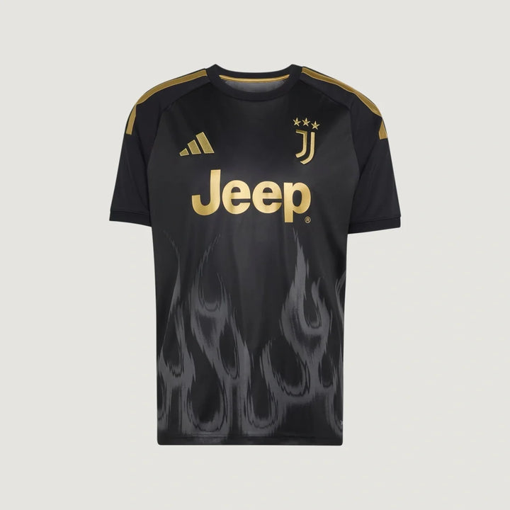 Juventus – Maillot Third 2026/27 – Noir, Or, Gris – face