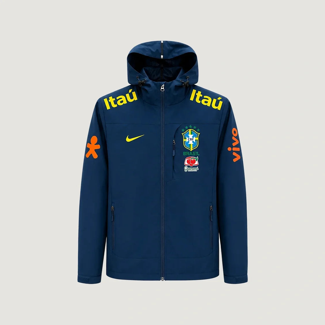 Brésil – Veste Coupe-Vent à Capuche