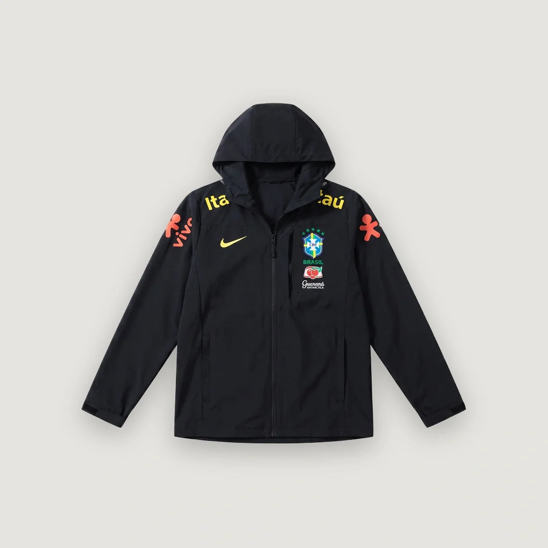 Brésil – Veste Coupe-Vent à Capuche