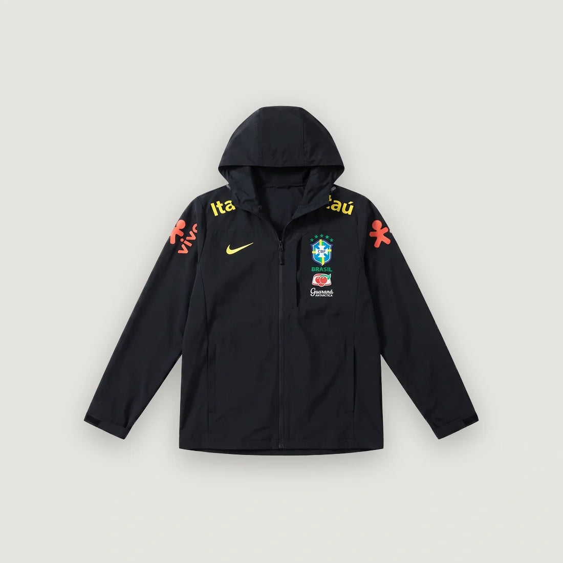Brésil – Veste Coupe-Vent à Capuche